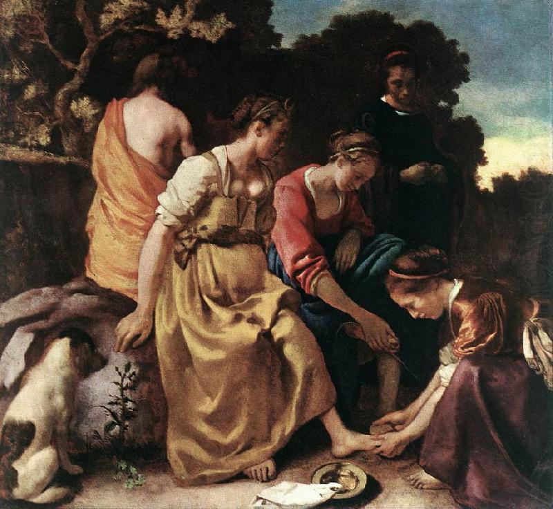 Diana and her Companions ae, VERMEER VAN DELFT, Jan